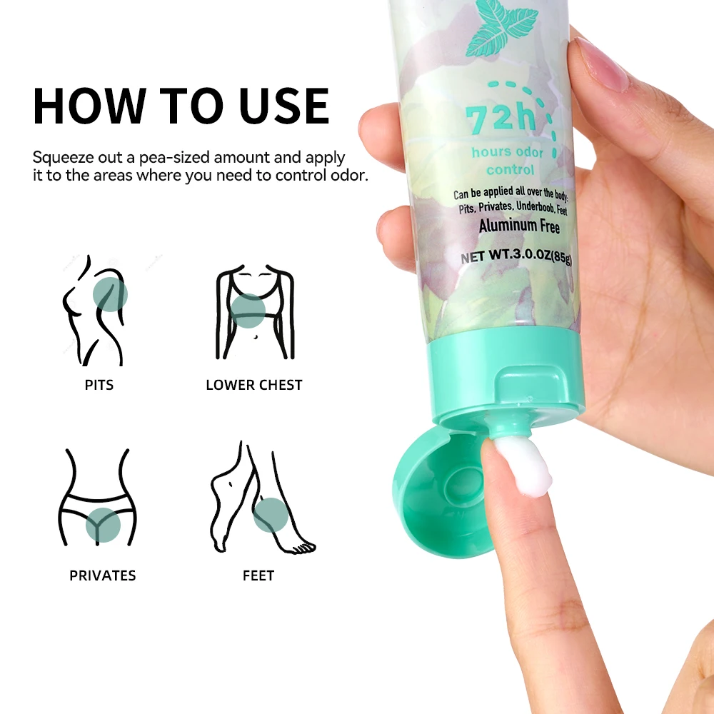Lakerain Body Invisible Deodorant 72h Long Lasting Odor Control Aluminum-Free Natural Ingredients Full Body Healthy Deodorant - Image 6