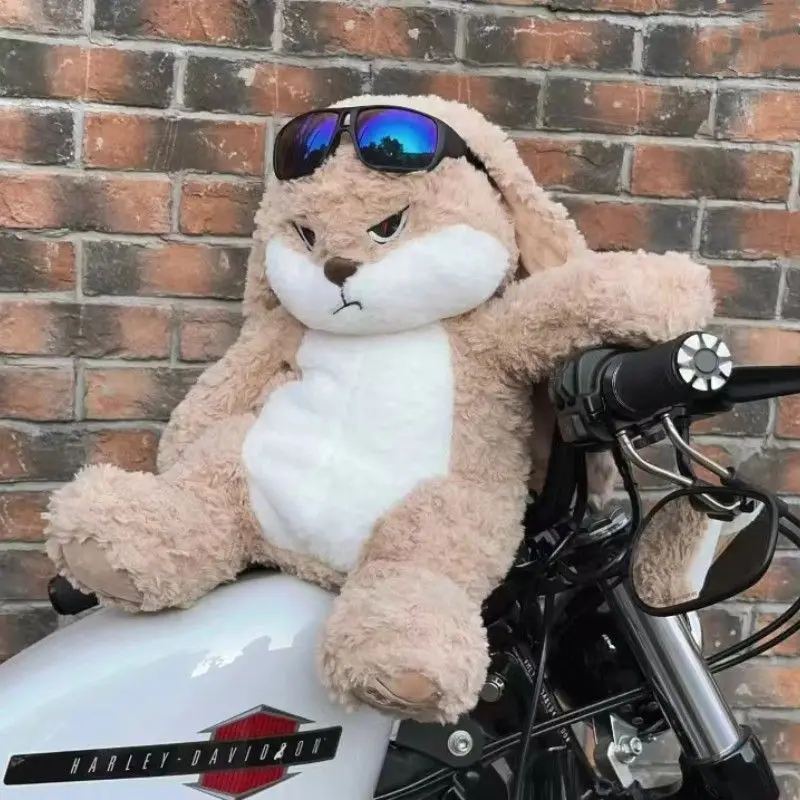 Large Size Angry Rabbit Plush Toy Cute Animal Plushie Doll Kawaii Stuffed Soft Toys Model Room Decor Birthday Gifts - Image 4