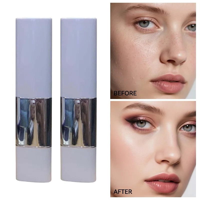 Lazy Foundation Stick, Moisturizing and Natural Concealer Makeup, Matte Makeup Base, Keep Makeup and Sweat - Image 4
