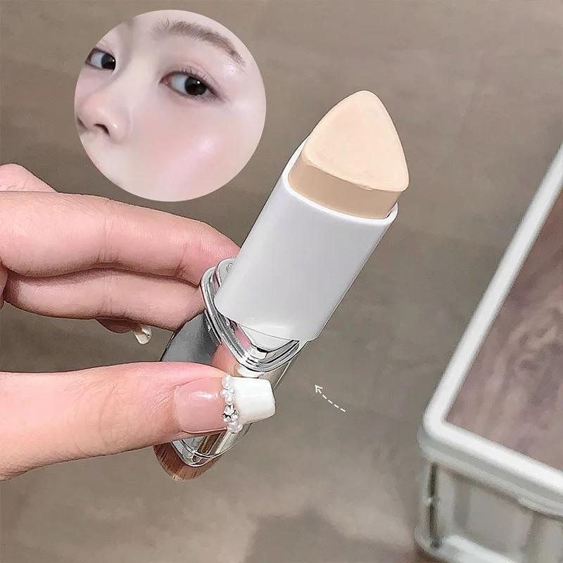 Lazy Foundation Stick, Moisturizing and Natural Concealer Makeup, Matte Makeup Base, Keep Makeup and Sweat - Image 3