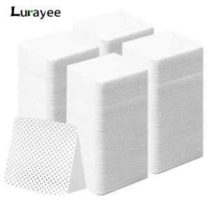 Lint Free Nail Wipes 300/200/100pcs Nail Supplies Nail Polish Remover Wipes Absorbent Soft Removal Tool for Nail Art