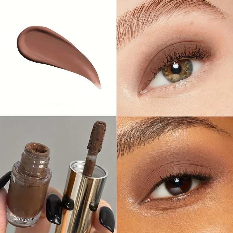 Liquid Eyeshadow Stick - Matte & Glitter for Contour & Eye Makeup,Blendable Creamy Texture,Long-Lasting Wear,Natural Eye Makeup - Image 4