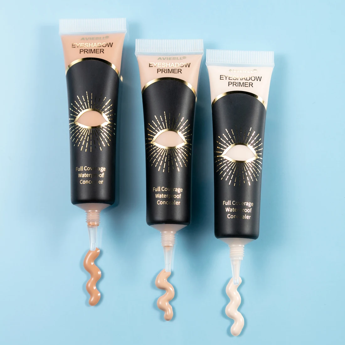 Long-Lasting Matte Eyeshadow Primer: Waterproof, Full-Coverage Eye Makeup Base in Medium Cream Form - Image 3