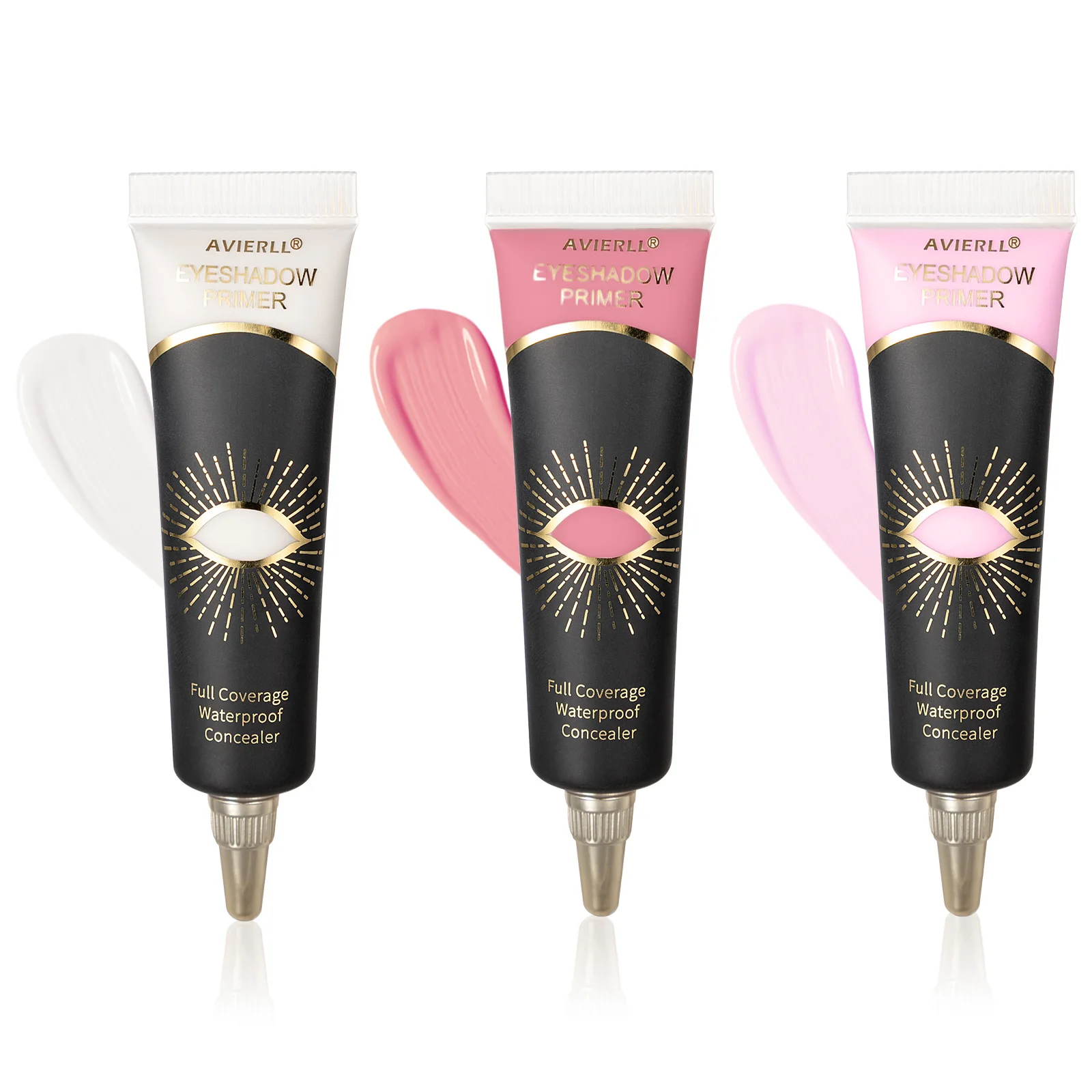 Long-Lasting Matte Eyeshadow Primer: Waterproof, Full-Coverage Eye Makeup Base in Medium Cream Form - Image 4