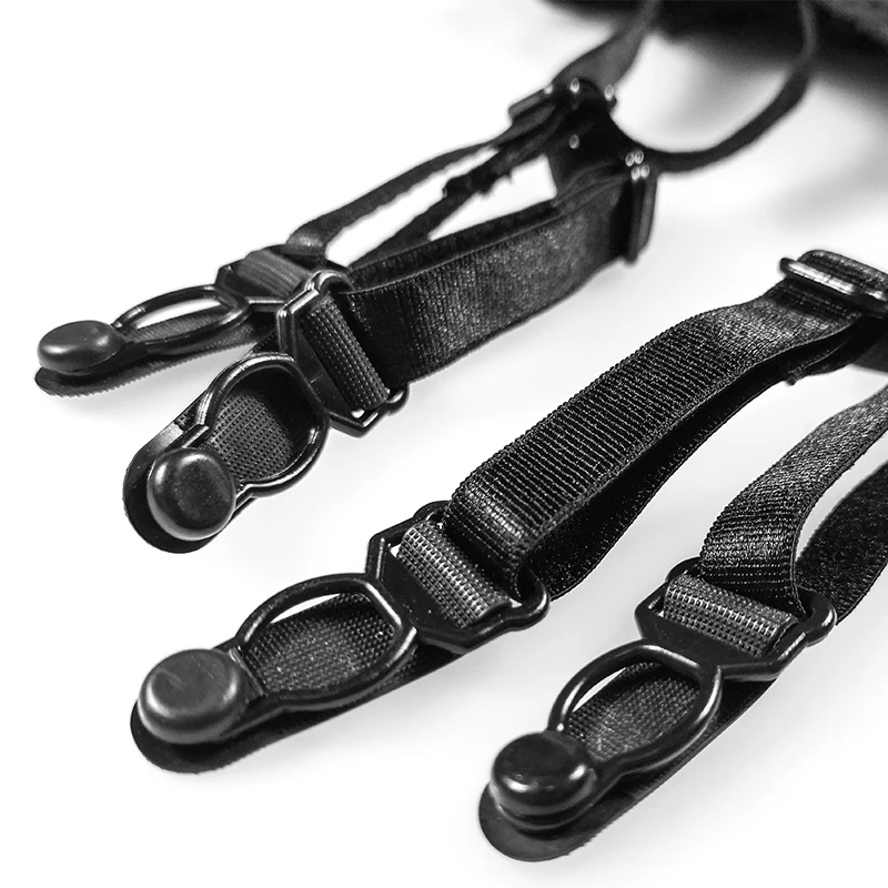 M L XL Plus Size Lingerie Women Sexy Lace Transparent Garters Belt Back Closure Adjustable Suspender Belt For Stockings - Image 5