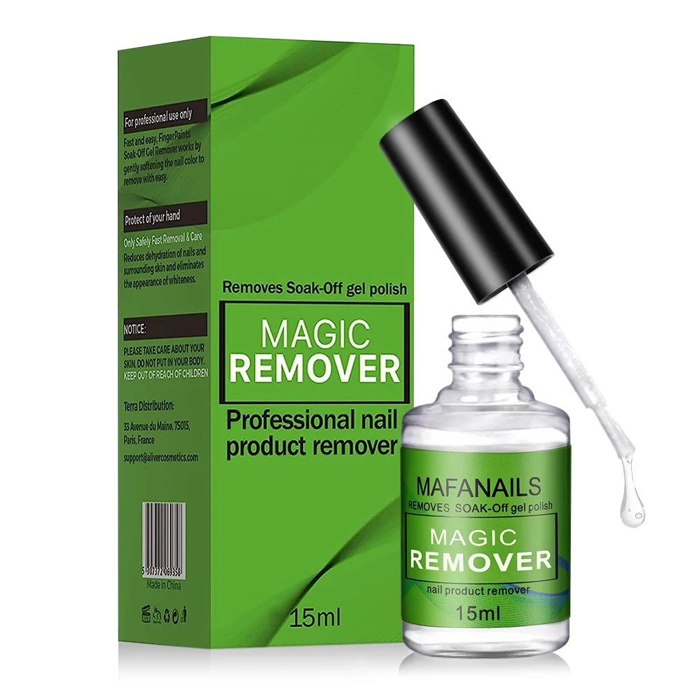 MAFANAILS 15ml Magic Remover Nail Gel Polish Remover UV Gel Polish Fast Remove Semi Permanent Varnish Polish Cancel Glue 15&ml - Image 5