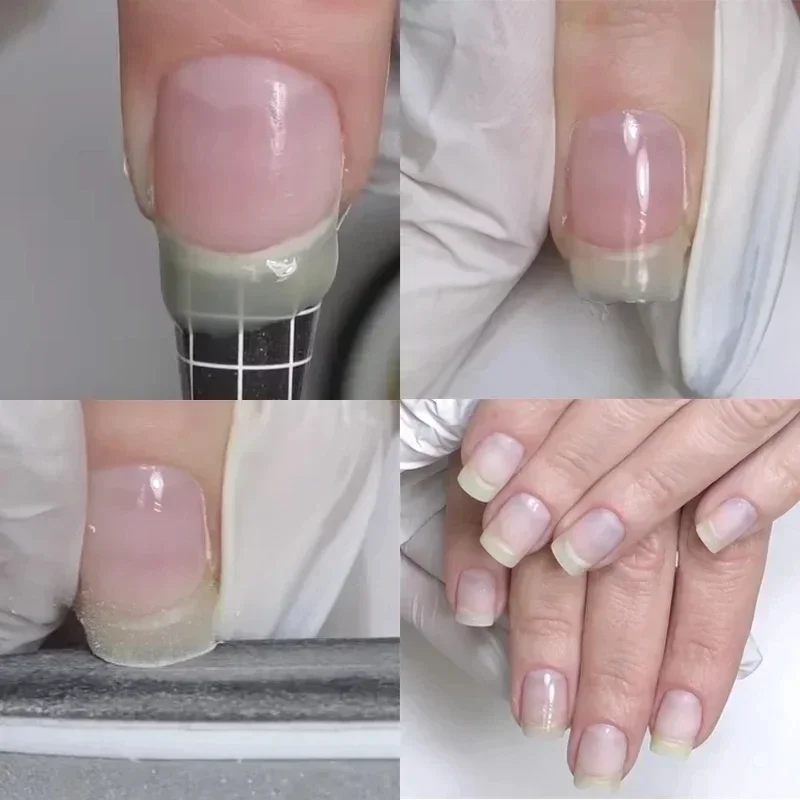 MSHARE 50ml Natural Nails Gel Builder Nalil Tpo Free Self Leveling Gel for Nail Extension Construction Pink Shade UV Led Gel - Image 2