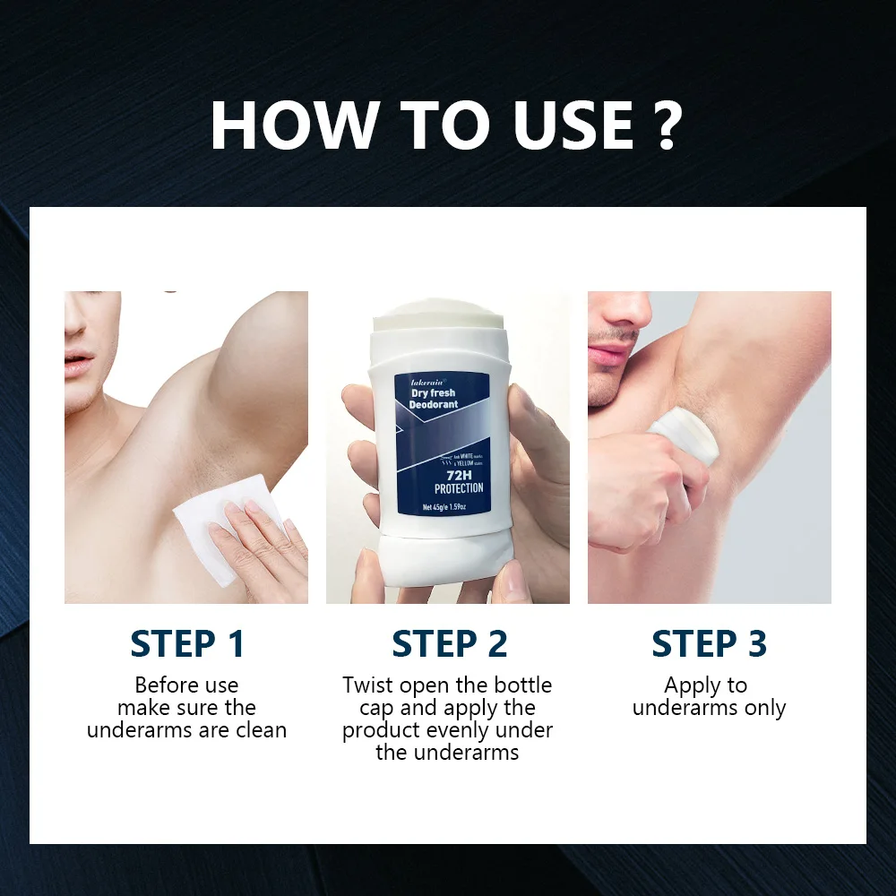 Man Whole Body Odor Underarm Sweat Deodor Cream For Man Deodorant Removes Armpit Odor And Sweaty Long Lasting Aroma Skin Care - Image 2