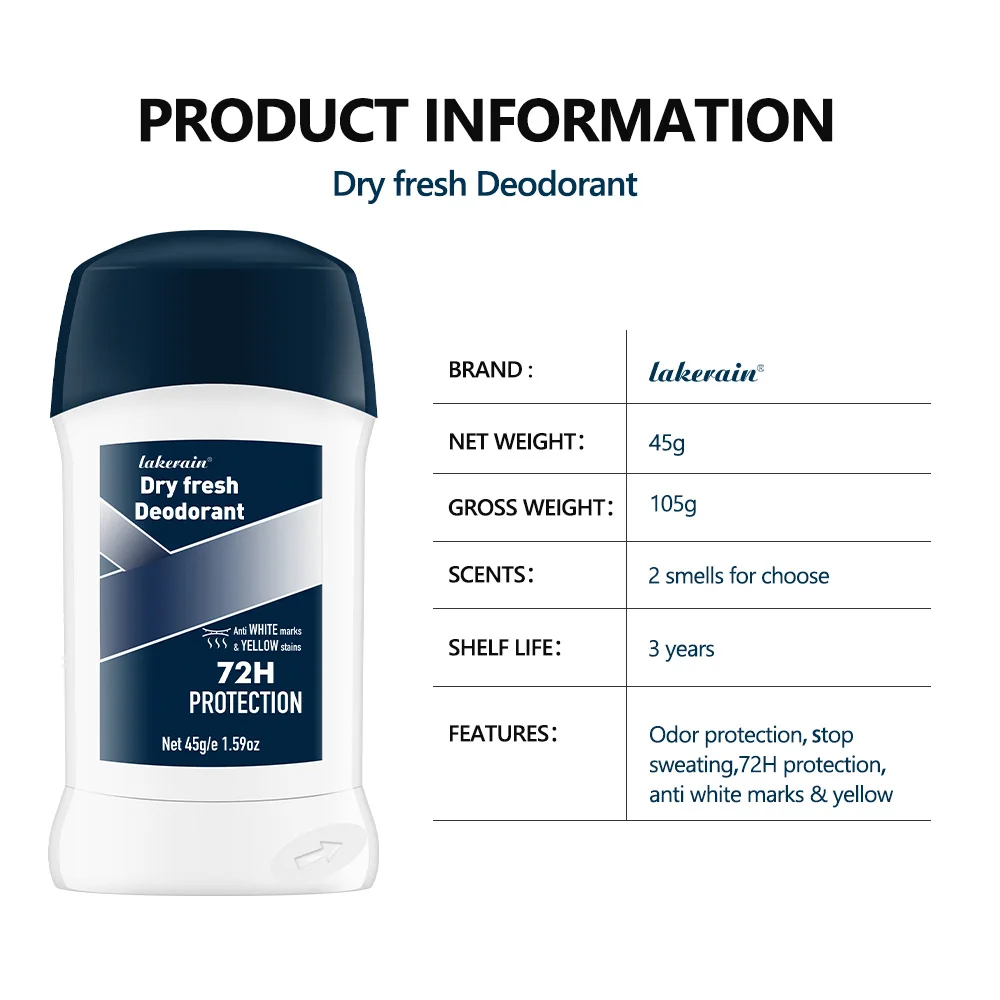 Man Whole Body Odor Underarm Sweat Deodor Cream For Man Deodorant Removes Armpit Odor And Sweaty Long Lasting Aroma Skin Care - Image 5