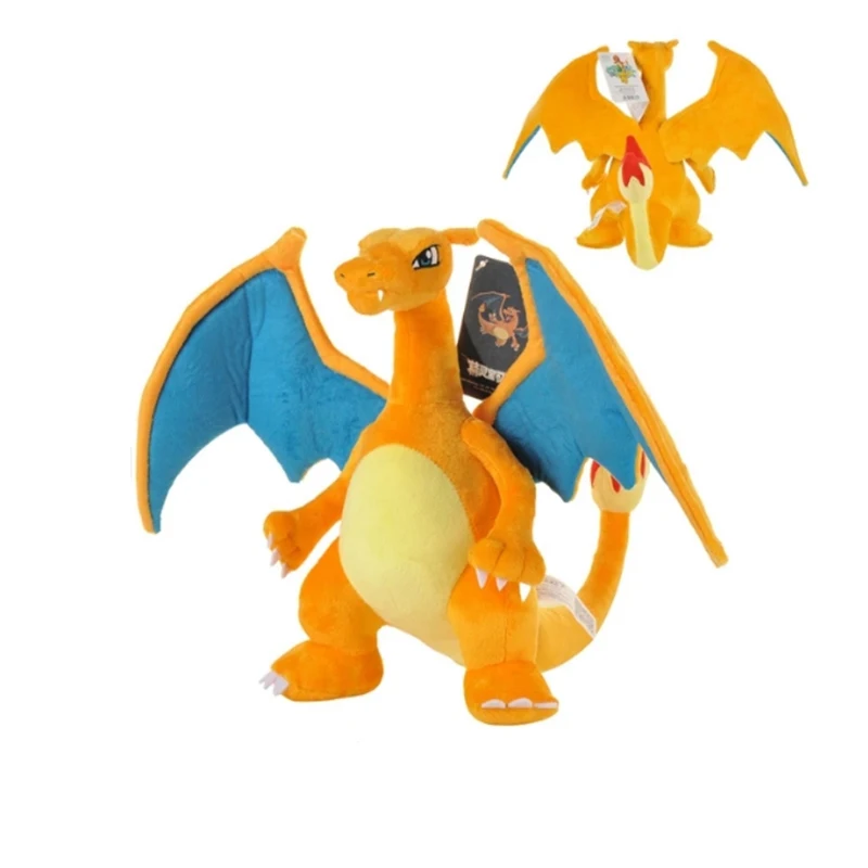 Mega Charizard X Y Soft Plush Toys Cute Anime Figure Kawaii Shiny Gigantamax Rayquaza Charizard Anime Stuffed Toy - Image 3