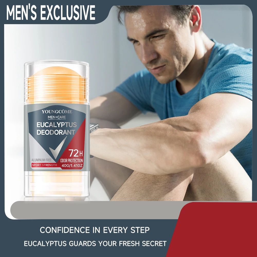 Men Antiperspirant Deodorant Clean 72-Hour Sweat & Odor Protection Prescription-Strength Antiperspirant Body Odor Remover Antipe