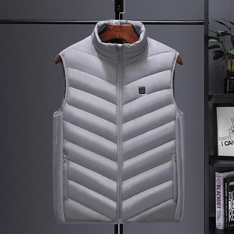 Men Autumn And Winter High Quality Heated Vest Zones Electric Heated Jackets Men Graphene Heat Coat USB Heating Padded Jacket - Image 5