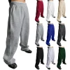 Mens Sweatpants Straight Fit Joggers for Sports and Streetwear Loose Oversized Casual Pant Drawstring Multi-pocket Men Long Pant