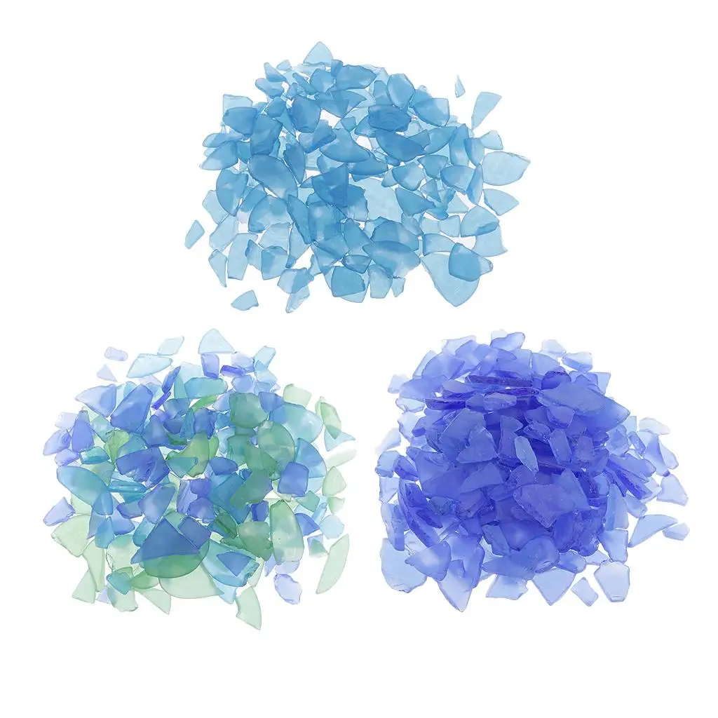 Mixed Of Sea Glass, Forsted Glass & Beach Glass - 500g - 1-4cm - Crafts DIY Mixed Of Sea Glass, Forsted Glass & Beach Glass - 500g - 1-4cm - Crafts DIY