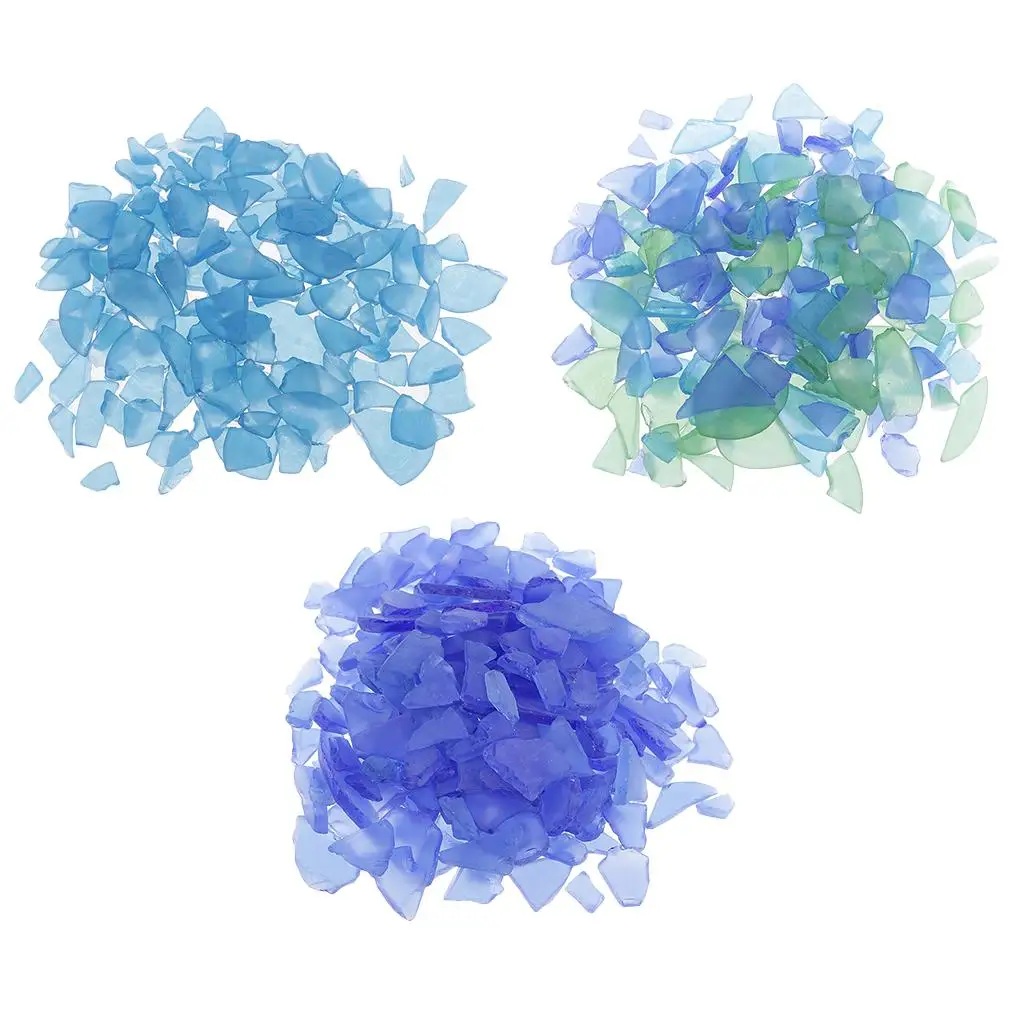 Mixed Of Sea Glass, Forsted Glass & Beach Glass - 500g - 1-4cm - Crafts DIY Mixed Of Sea Glass, Forsted Glass & Beach Glass - 500g - 1-4cm - Crafts DIY