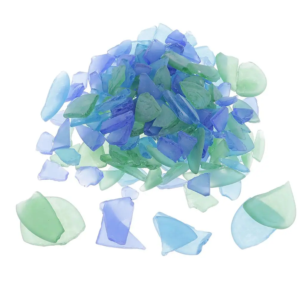 Mixed Of Sea Glass, Forsted Glass & Beach Glass - 500g - 1-4cm - Crafts DIY Mixed Of Sea Glass, Forsted Glass & Beach Glass - 500g - 1-4cm - Crafts DIY