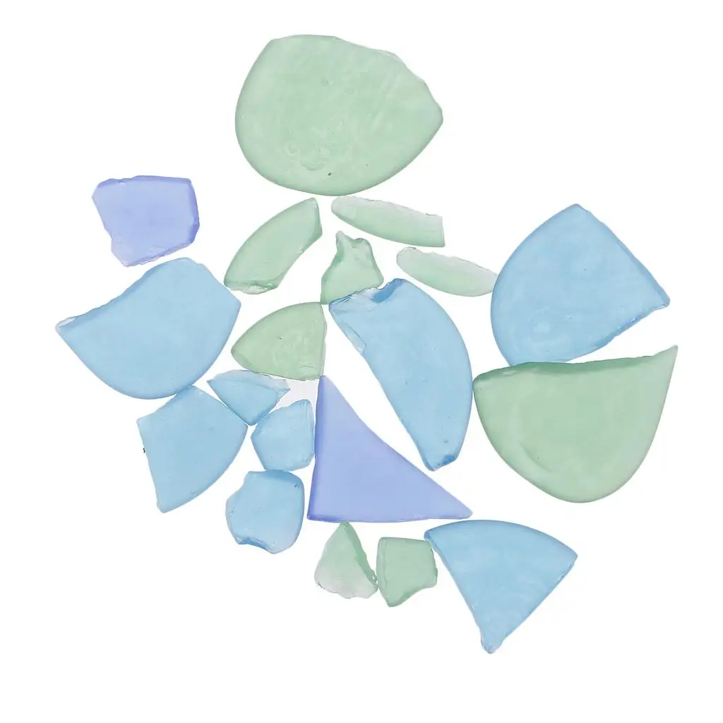 Mixed Of Sea Glass, Forsted Glass & Beach Glass - 500g - 1-4cm - Crafts DIY Mixed Of Sea Glass, Forsted Glass & Beach Glass - 500g - 1-4cm - Crafts DIY