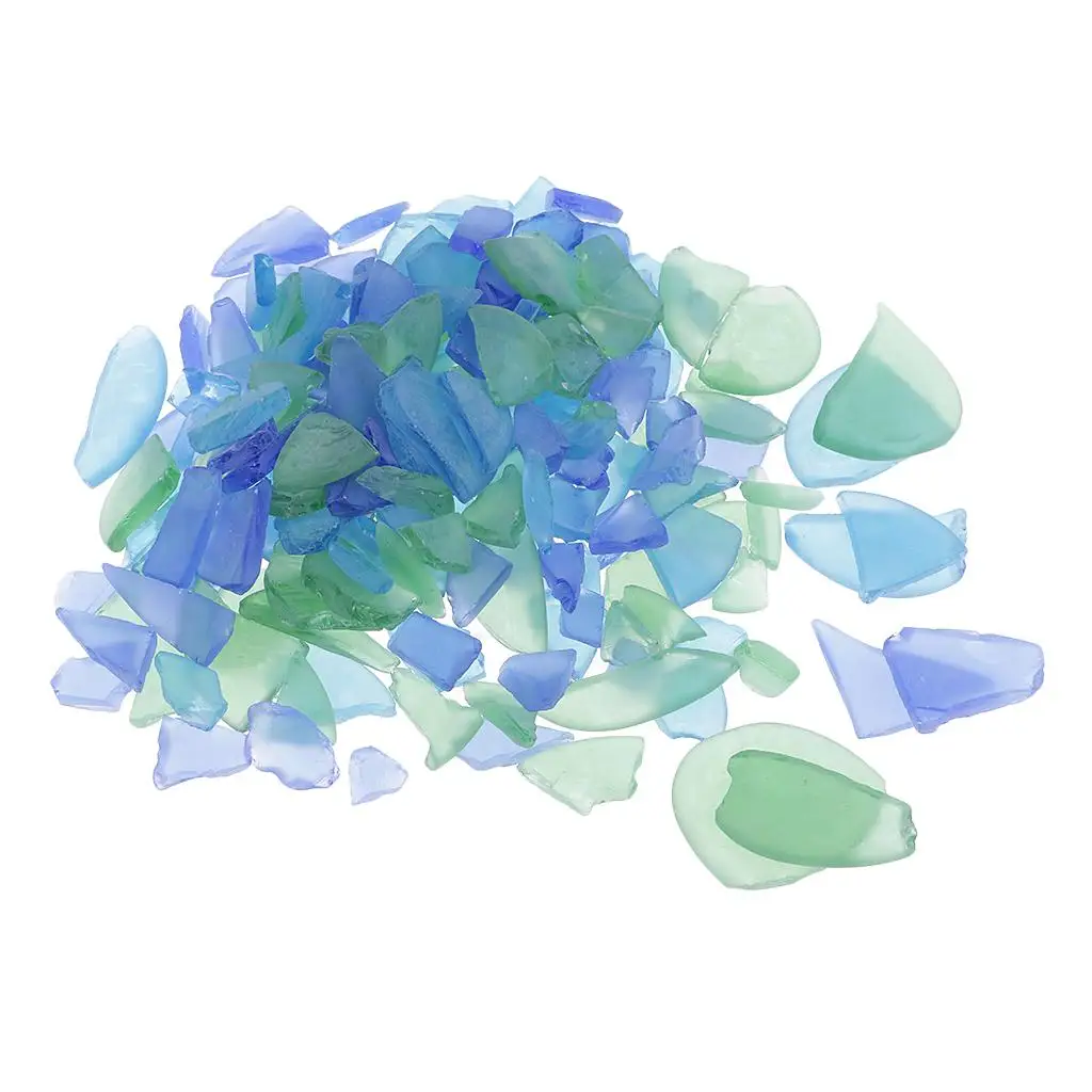 Mixed Of Sea Glass, Forsted Glass & Beach Glass - 500g - 1-4cm - Crafts DIY Mixed Of Sea Glass, Forsted Glass & Beach Glass - 500g - 1-4cm - Crafts DIY