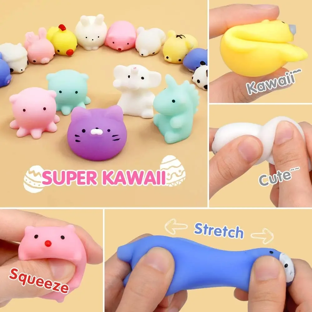Mochi Squishy Toys 10Pcs Kawaii Animals Squishies Party Favors Birthday Gifts Goodie Bag Stuffers for Boys Girls Teens Adults - Image 3