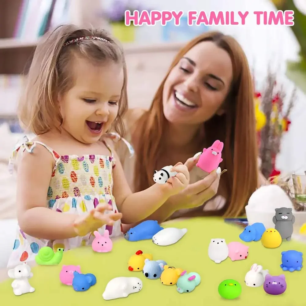 Mochi Squishy Toys 10Pcs Kawaii Animals Squishies Party Favors Birthday Gifts Goodie Bag Stuffers for Boys Girls Teens Adults - Image 5