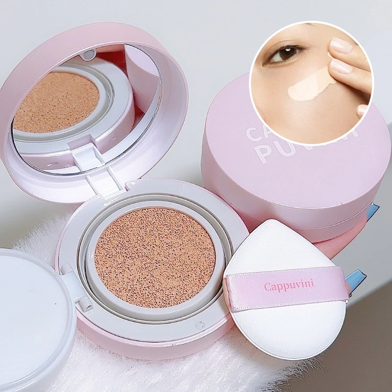 Moisturizing Concealer Air Cushion Natural Makeup Holding Water Resistant Cream Skin Foundation