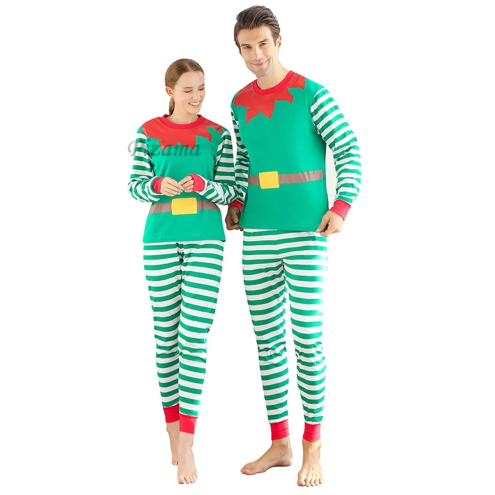 Mommy and Me Clothes 2024 New Christmas Pajamas Set for Family 100 Cotton Sleepwear Adults Kids 2 Pieces Suit Xmas Look Outfits - Image 2