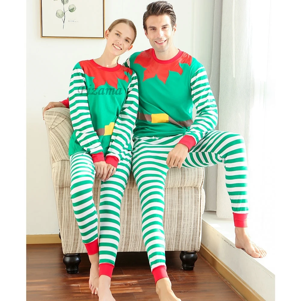 Mommy and Me Clothes 2024 New Christmas Pajamas Set for Family 100 Cotton Sleepwear Adults Kids 2 Pieces Suit Xmas Look Outfits - Image 3