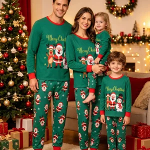 Mother Daughter Matching Clothes Mom Matching Look Pajamas Christmas Family Outfit Set Familiar Familia Familia Clothing Sibling