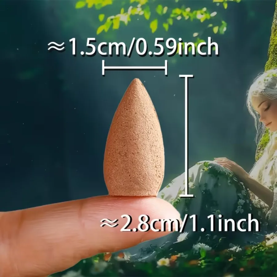 Multi flavor mixed reflux fragrance cone, suitable for home use, long-lasting aroma, fresh air, holiday gift - Image 2