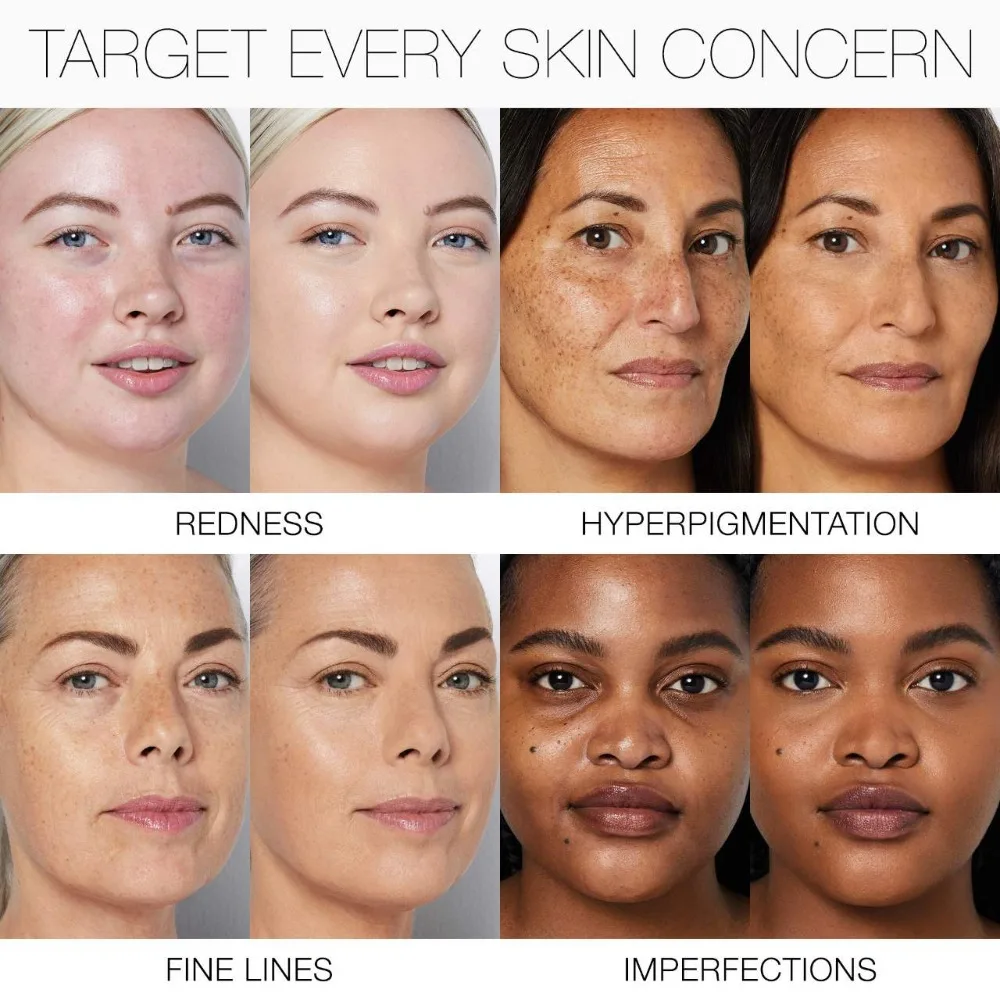 NARS Square Bottle Foundation Make-up Smooth Oil Control Light Reflecting Skin Improving Medium Coverage Liquid Foundation - Image 3