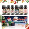 NEW 6PCS Merry Christmas Essential oils Natural Fragrance Oil Christmas Candle Gifts Box Christmas Crafts DIY Humidifier 2026