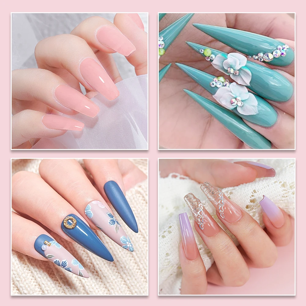 Nail Acrylic Powder and Liquid Monomer Nails Art Decoration For Manicure Set Kit Crystal Nail Glitter 3D Nail Tips Carving Tools - Image 3