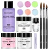 Nail Acrylic Powder and Liquid Monomer Set Acrylic Nail Kit for Nails Extension Acrylic Dipping Powder 3D Flower Carving Tools