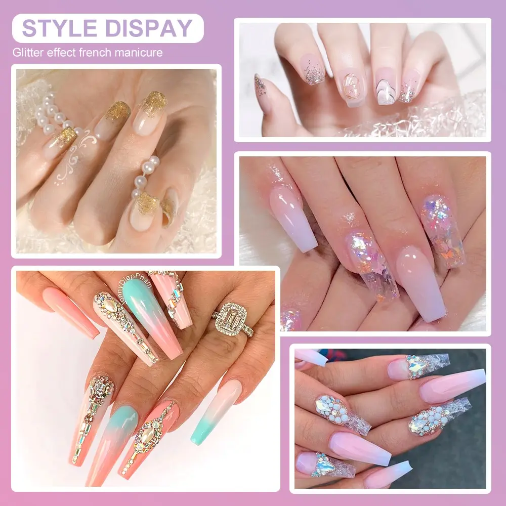 Nail Acrylic Powder and Liquid Monomer Set Acrylic Nail Kit for Nails Extension Acrylic Dipping Powder 3D Flower Carving Tools - Image 5