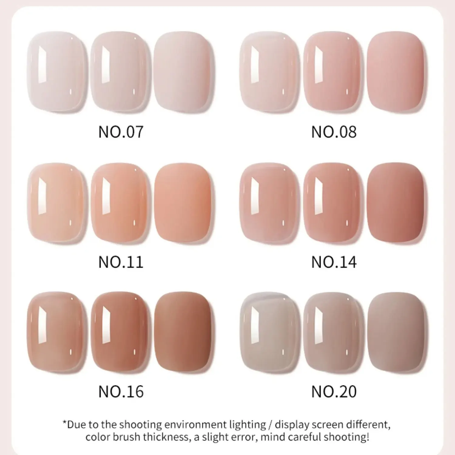 Nail Gel 15ml Ice-Transparent Nude Pink Nail Polish Full Set of Phototherapy Gel Suitable for Nail Salon DIY - Image 5