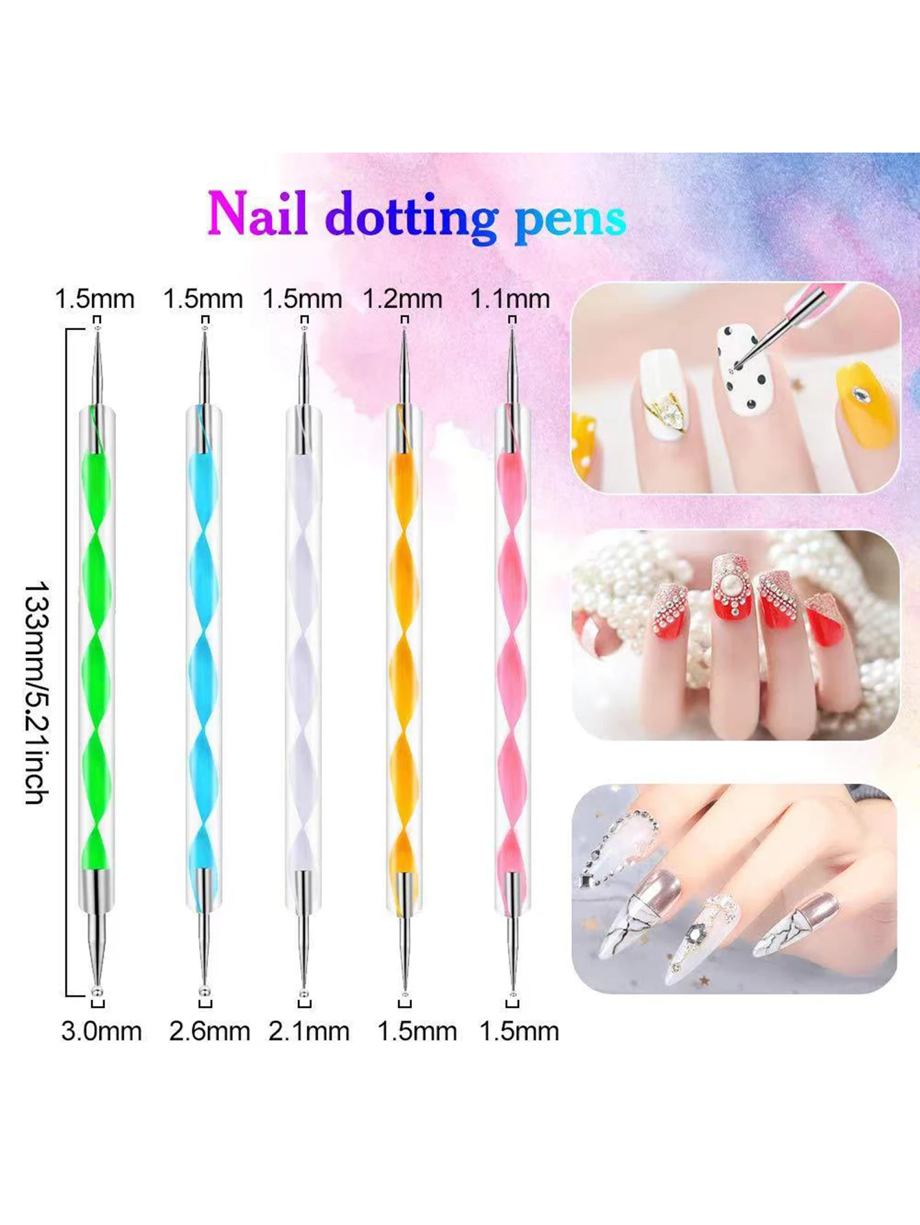 Nail Set Nail Extension Gel Nail Polish Set Acrylic Kit Polyethylene Nail Gel Set with UV LED Nail Lamp Gel Kit Nail Tool Set - Image 2