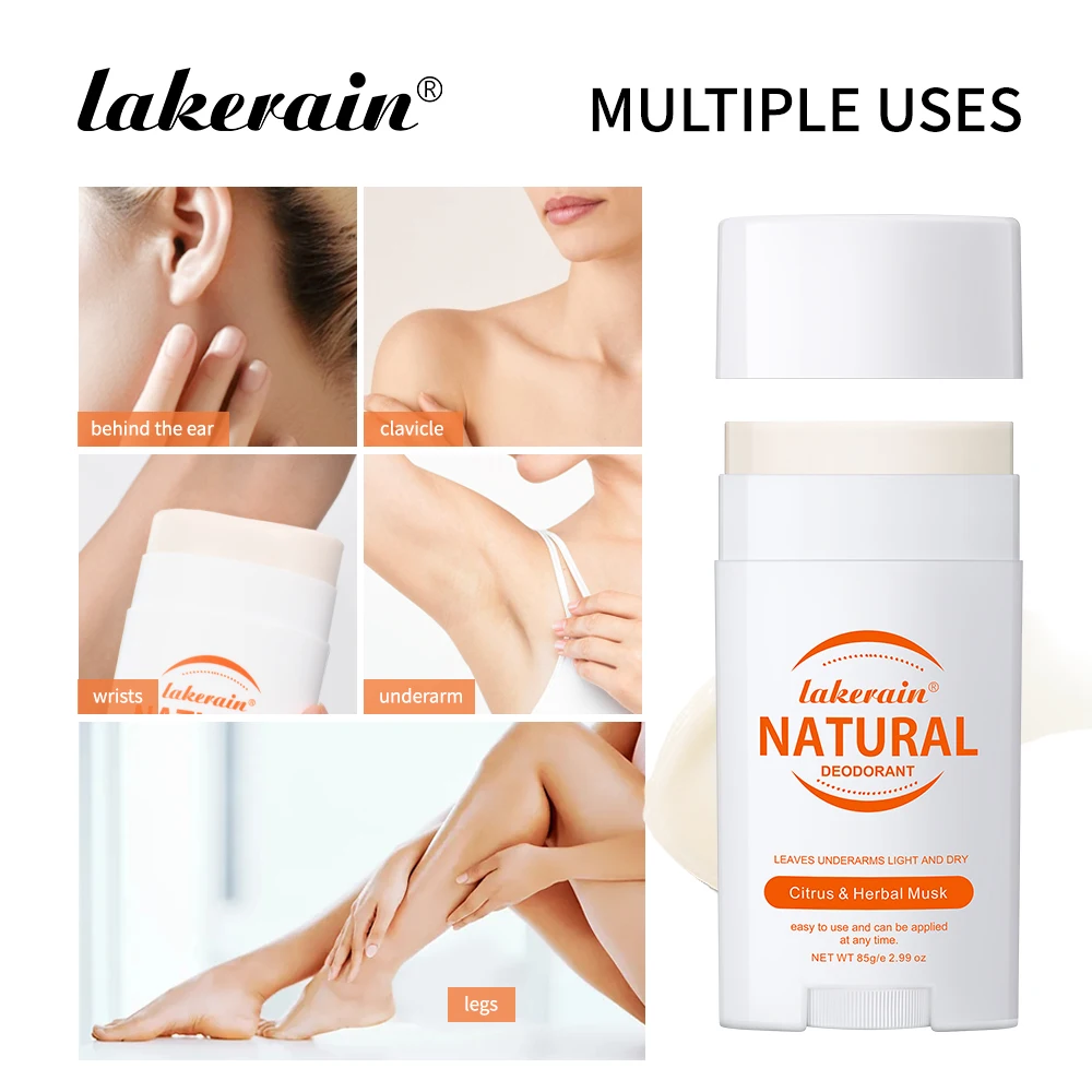 Natural Deodorant Long-lasting Fragrance Eliminate Odors Natural Plant Components Smells Fresh Fragrant Deodorant For Men Women - Image 2