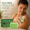 Natural Tea Tree Oil Soap For Body Skin Cleaning,Gentle Exfoliating Bar Soap,Moisturizes Face And Body Soaps Cleansing Bar Soap