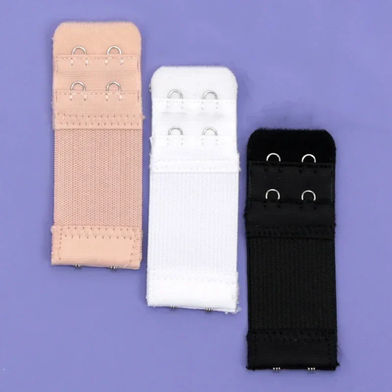 New 3pcs Bra Extender for Women's Elastic Bra Extension Strap Hook Clip Expander Adjustable Belt Buckle Intimates Accessories - Image 2