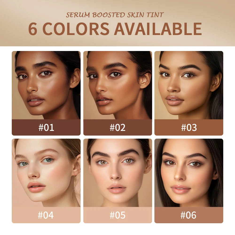 Foundation Skin Tint Balm Skin Tint Stick Waterproof Nourishing Solid Tinted Serum Face Tinted Face Contour Stick Makeup - Image 3