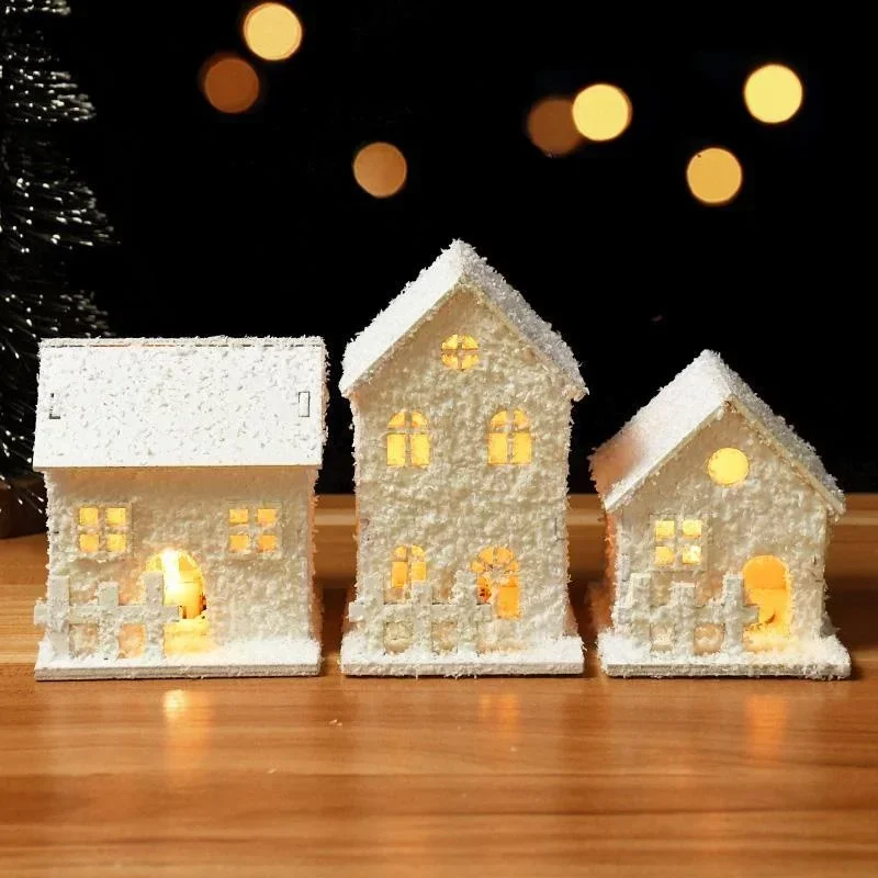 New Creative Pretty Christmas Decoration With LED Lights Snowflakes Shining And Christmas Decorations For A Small House - Image 4