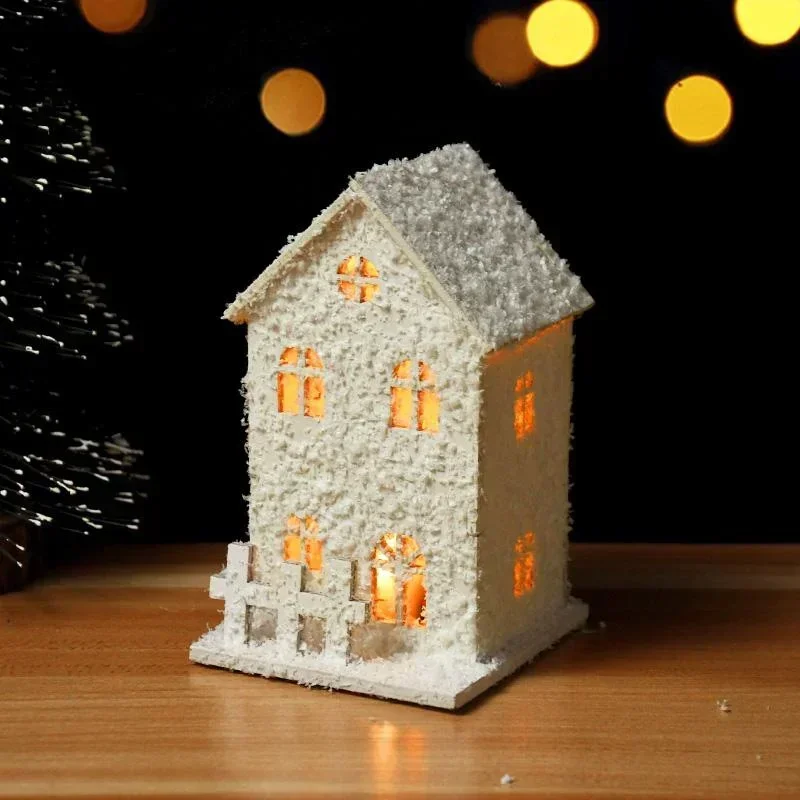 New Creative Pretty Christmas Decoration With LED Lights Snowflakes Shining And Christmas Decorations For A Small House - Image 3
