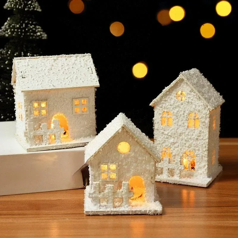 New Creative Pretty Christmas Decoration With LED Lights Snowflakes Shining And Christmas Decorations For A Small House - Image 5