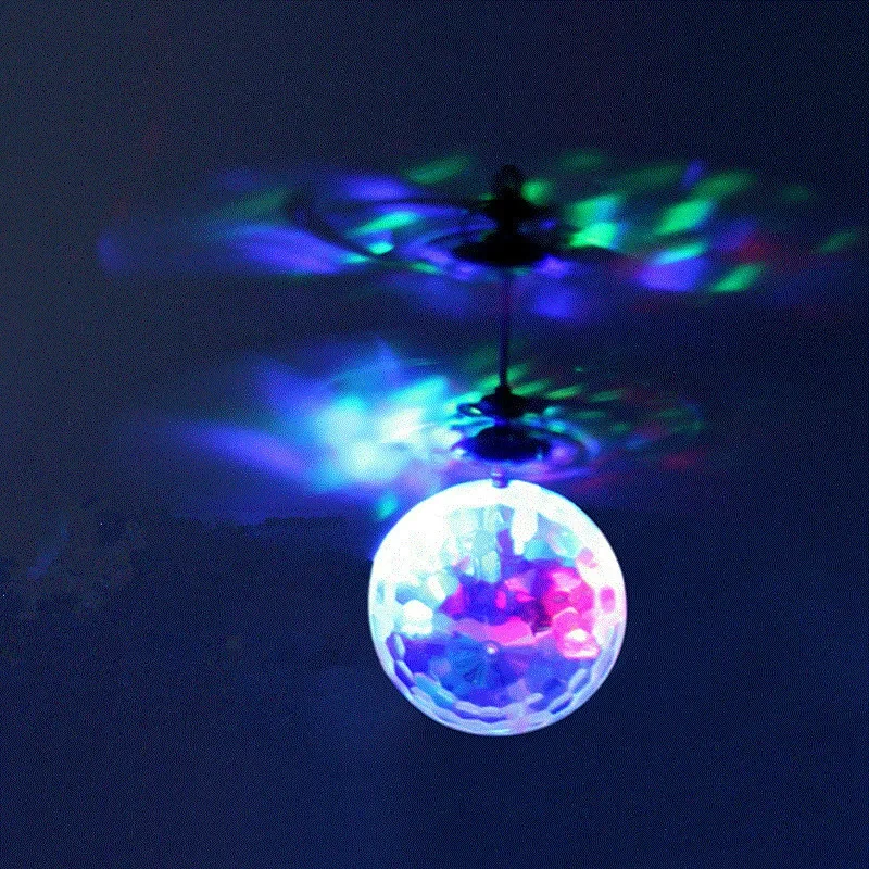 New Flying Ball Luminous Kid's Flight Balls Electronic Infrared Induction Aircraft Remote Control Toys LED Light Mini Helicopter - Image 2
