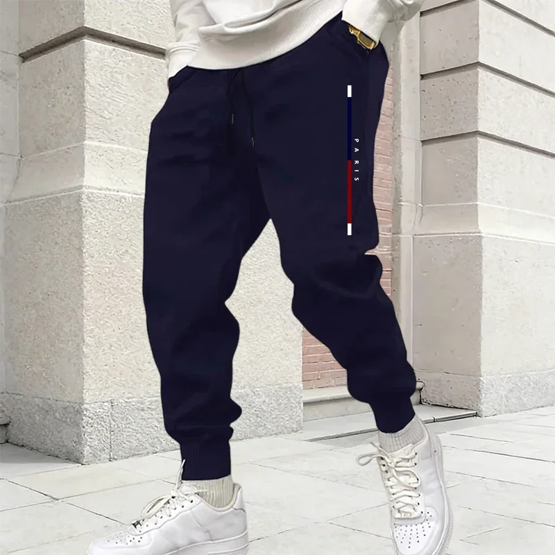 New Men's Sweatpants Casual Sports Fitness Sportswear Outdoors Running Jogging Trousers Autumn Winter Elastic Waist Long Pants - Image 2