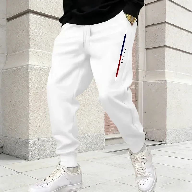 New Men's Sweatpants Casual Sports Fitness Sportswear Outdoors Running Jogging Trousers Autumn Winter Elastic Waist Long Pants - Image 3
