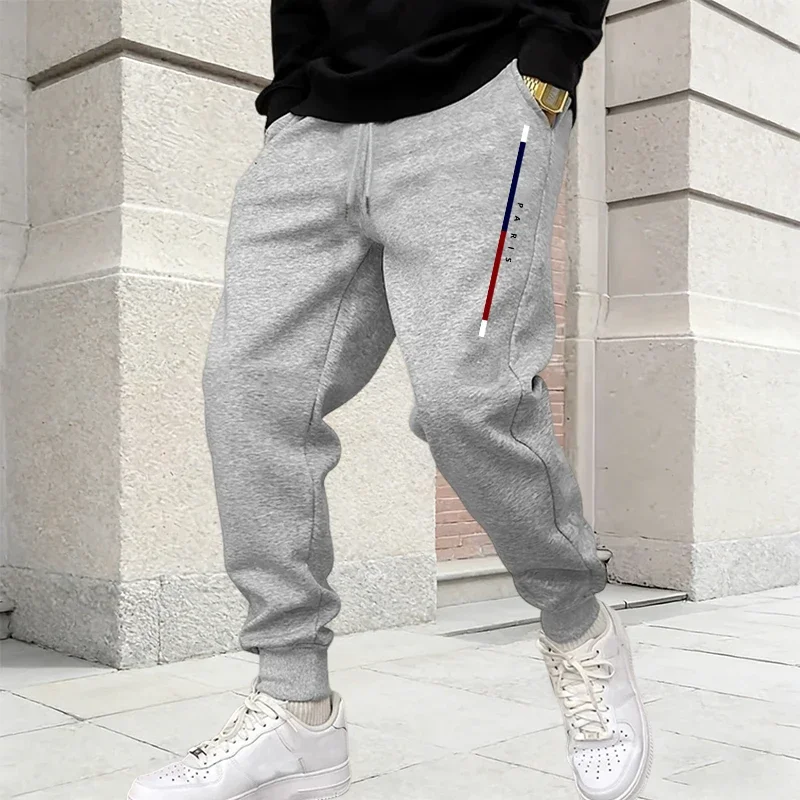 New Men's Sweatpants Casual Sports Fitness Sportswear Outdoors Running Jogging Trousers Autumn Winter Elastic Waist Long Pants - Image 4