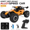 New RC Car 1:16 2WD with LED Light 2.4G 20KM/H High Speed Off-Road Climbing Remote Control Car Toy Gifts for Boys Girls Kids