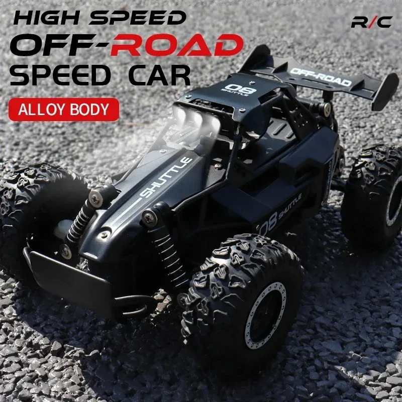 New RC Car 1:16 2WD with LED Light 2.4G 20KM/H High Speed Off-Road Climbing Remote Control Car Toy Gifts for Boys Girls Kids - Image 3