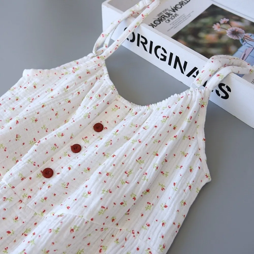 New Soft Floral Print Nightgown Casual Elegant Sleeping Skirt Comfortable Women's Nightgown Home Wear - Image 2